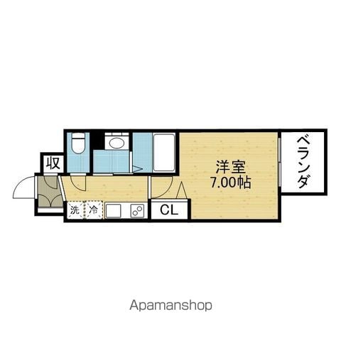 Luxe大阪城南の間取り写真