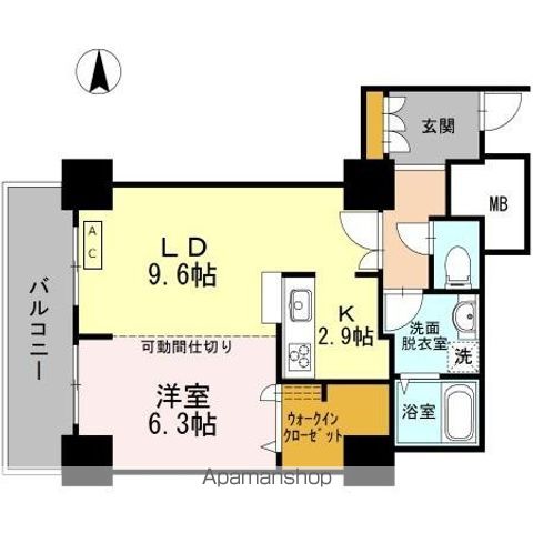 品川シーサイドビュータワー　Ⅰの間取り