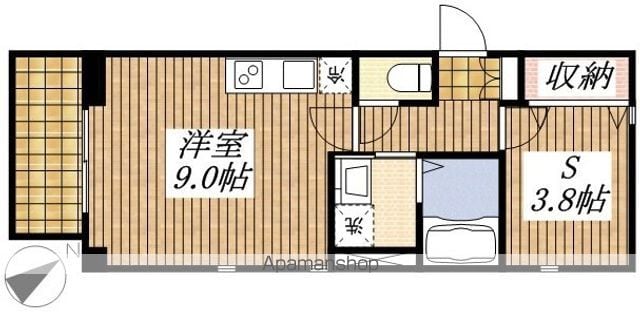 立川市錦町のマンションの間取り