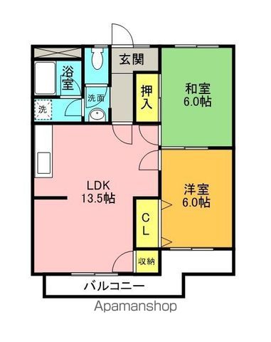 ロイヤルグレースコーポ阿部の間取り写真