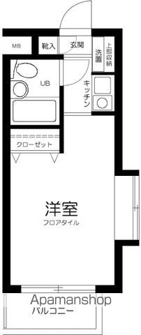 【スカイコート高田馬場の間取り】