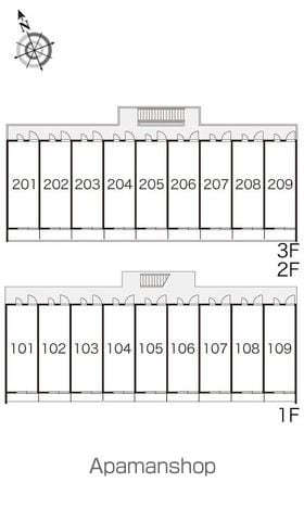 レオパレスパークサイドグレース 106 ｜ 東京都三鷹市新川６丁目30-3（賃貸マンション1K・1階・19.87㎡） その10