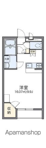 レオパレスメルベーユ廣　大川の間取り