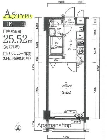 ARTESSIMO ARDITOの間取り写真