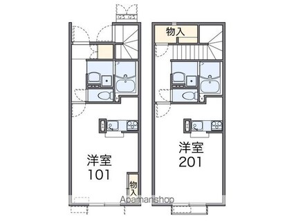 レオネクストパンプキン[1K/30m2]の間取図