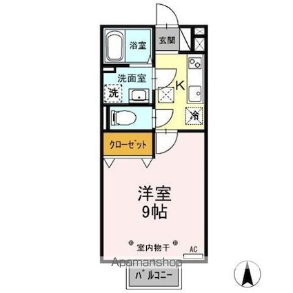 メゾン・ド・ボヌール　ＡＢ[1K/29.9m2]の間取図