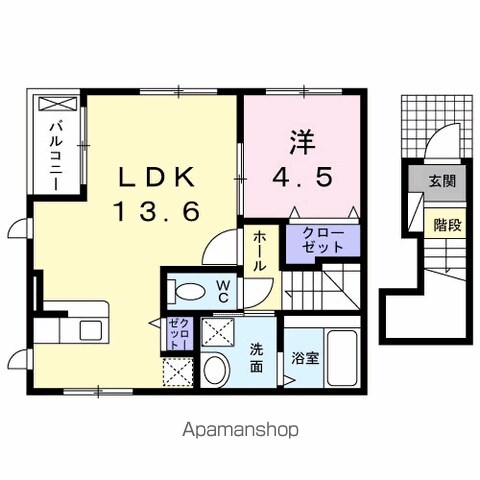 アルカンシェル・吉田　Ｂの間取り