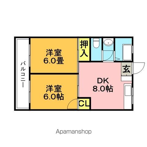 ベアーズマンションの間取り写真