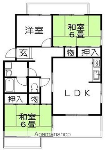 城東ハイツの間取り写真