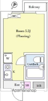 東京都新宿区若葉１丁目[1R/12m2]のその他内装