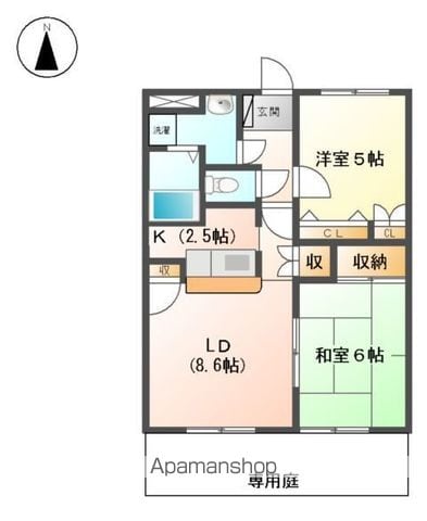 シャンテクレアの間取り写真