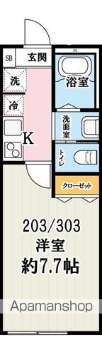 キャメル稲毛2の間取り写真