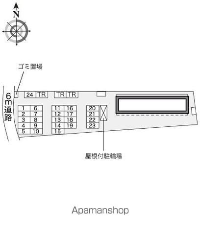 レオパレスＬＯＧＩＮ 206 ｜ 山梨県甲府市長松寺町13-30（賃貸マンション1K・2階・23.18㎡） その12