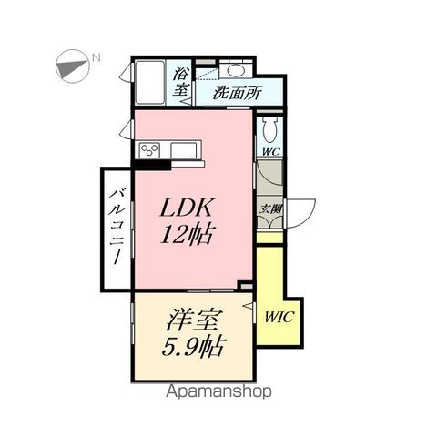 クレアージュ南方の間取り写真