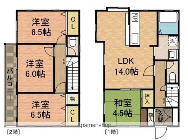船橋市田喜野井4丁目戸建の間取り写真