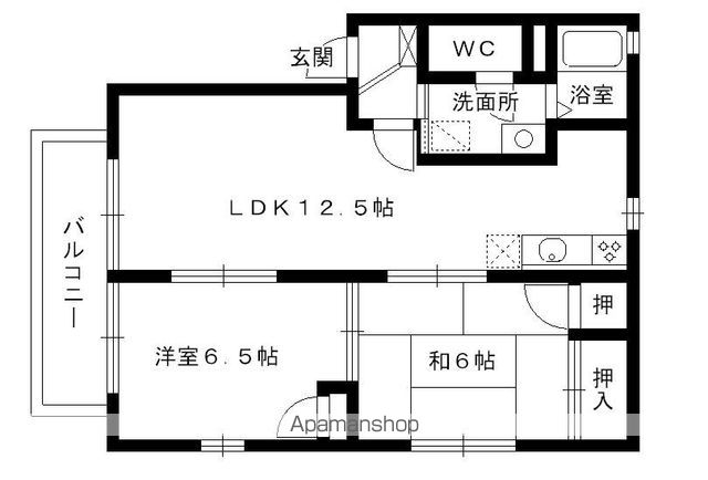 ヴィラ松崎の間取り