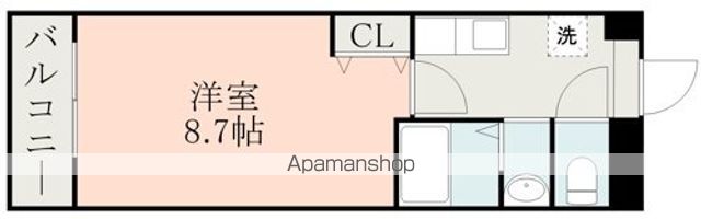 グランソシエ黒髪の間取り写真