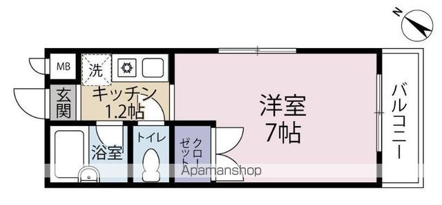 コンプリオ城西の間取り写真
