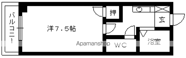 【コーポチャンドラの間取り】