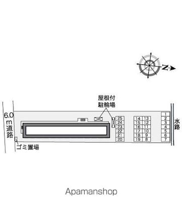 レオパレス太樹[1K/23.18m2]の配置図