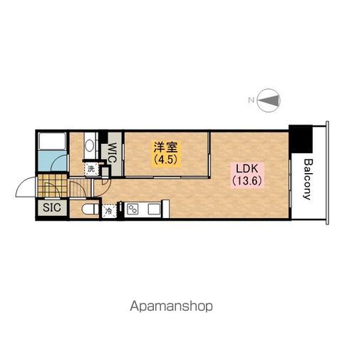 OPUS RESIDENCE SHINSAIBASHI SOUTの間取り写真