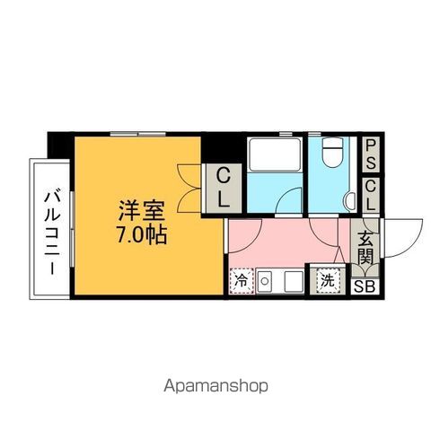 コンフォール高宮東の間取り写真