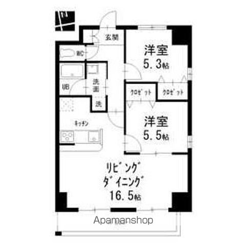 フォレスタ阿由知の間取り写真