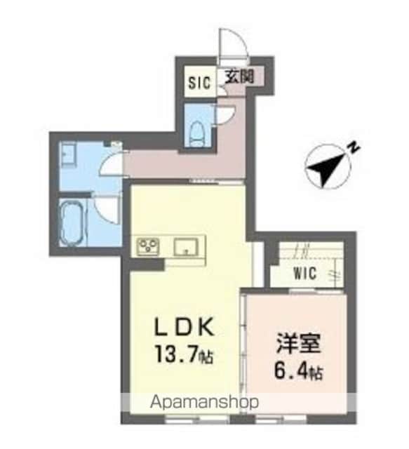 ベレオガーデンズ　ＭｉｗａⅡ[1LDK/52.19m2]の間取図