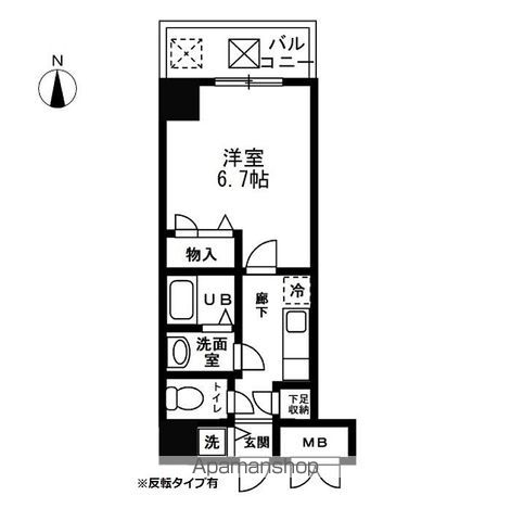 シャルマンフジ大阪城南の間取り写真