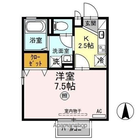 マルベリー 弐番館の間取り写真