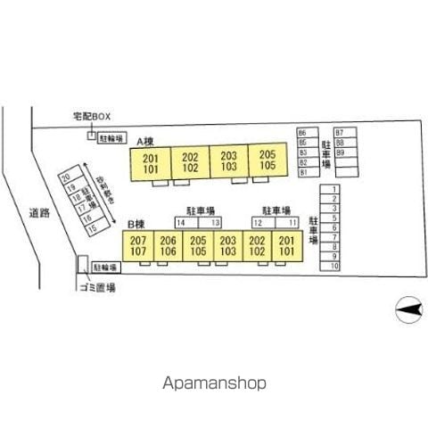 クレール新柏　Ｂ 201 ｜ 千葉県柏市東中新宿１丁目12-10（賃貸アパート1R・2階・35.30㎡） その25