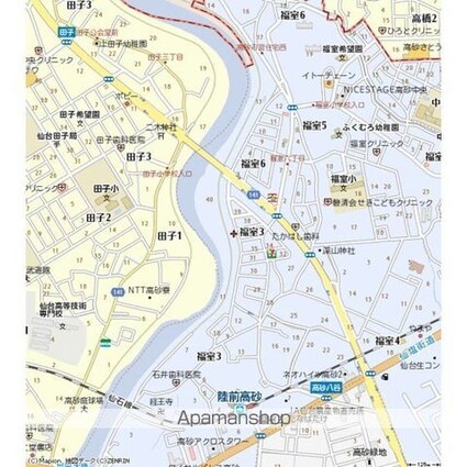 宮城県仙台市宮城野区福室３丁目[1K/21m2]の周辺3