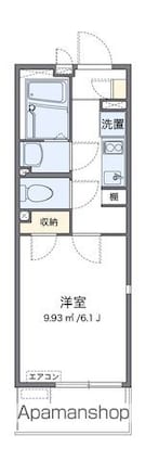 レオネクスト大山ヒルズ[1K/21.11m2]の間取図