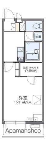 レオパレスセーグオリゾンの間取り写真