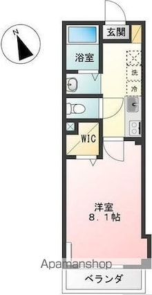 ロイヤルハイム[1K/27.29m2]の間取図