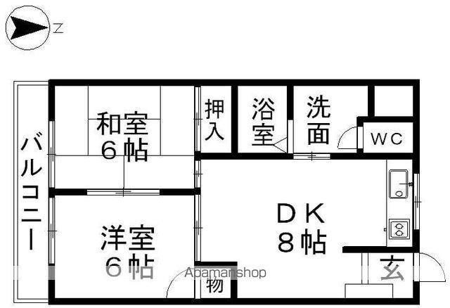 丸の内カジウラマンションの間取り写真