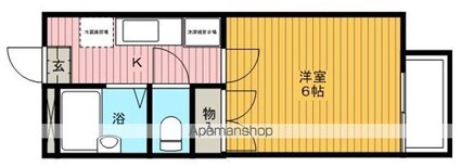 サマックス佐藤ハイツ[1K/20m2]のリビング・居間