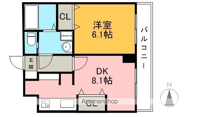 【オアシス柳ヶ瀬ビルの間取り】