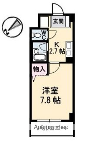 JRBハイツ横川の間取り写真
