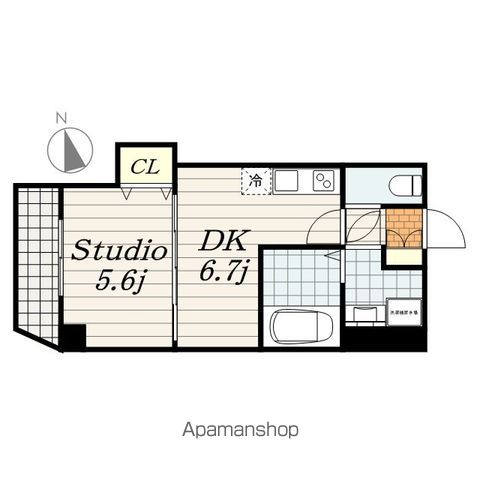 千葉市中央区登戸のマンションの間取り