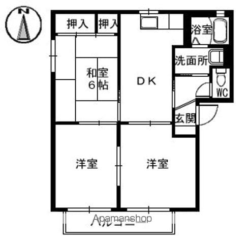 シャーメゾン ヴァイデ A棟の間取り写真