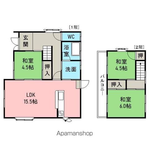 宮内町4丁目借家の間取り写真