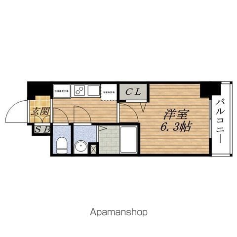 プレサンス淡路駅前の間取り写真