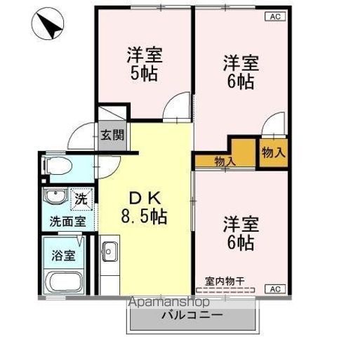 フレグランスAPの間取り写真