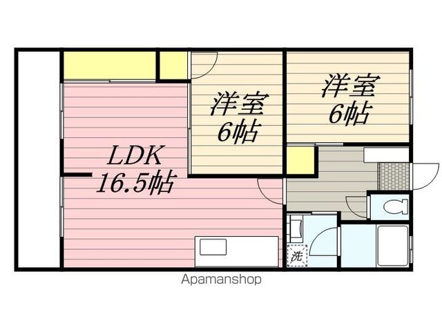 【福岡市東区八田のマンションの間取り】