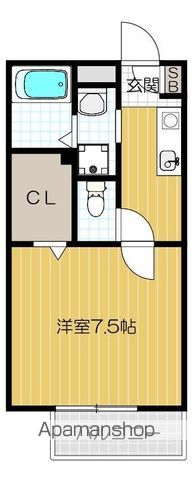 ビラージュドゥカルムの間取り写真
