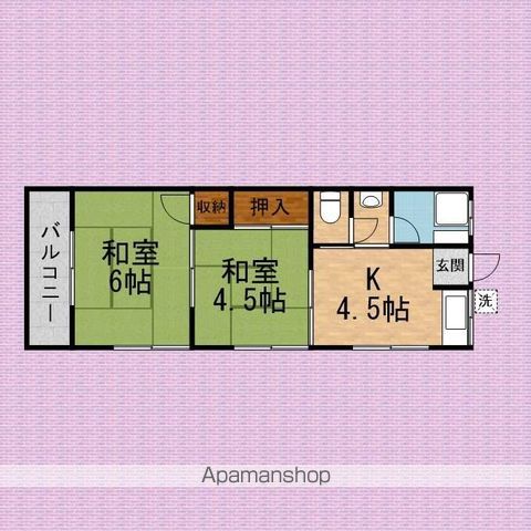 ハイツ沢田の間取り写真