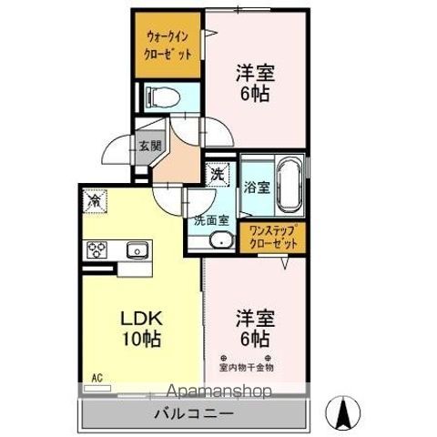 ハーヴェスト東町の間取り