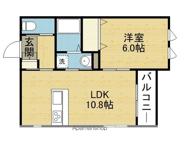 大阪市千日前線 北巽駅 徒歩7分 3階建 築11年の間取り写真