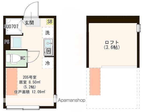 メゾン フルール 小岩駅前の間取り写真
